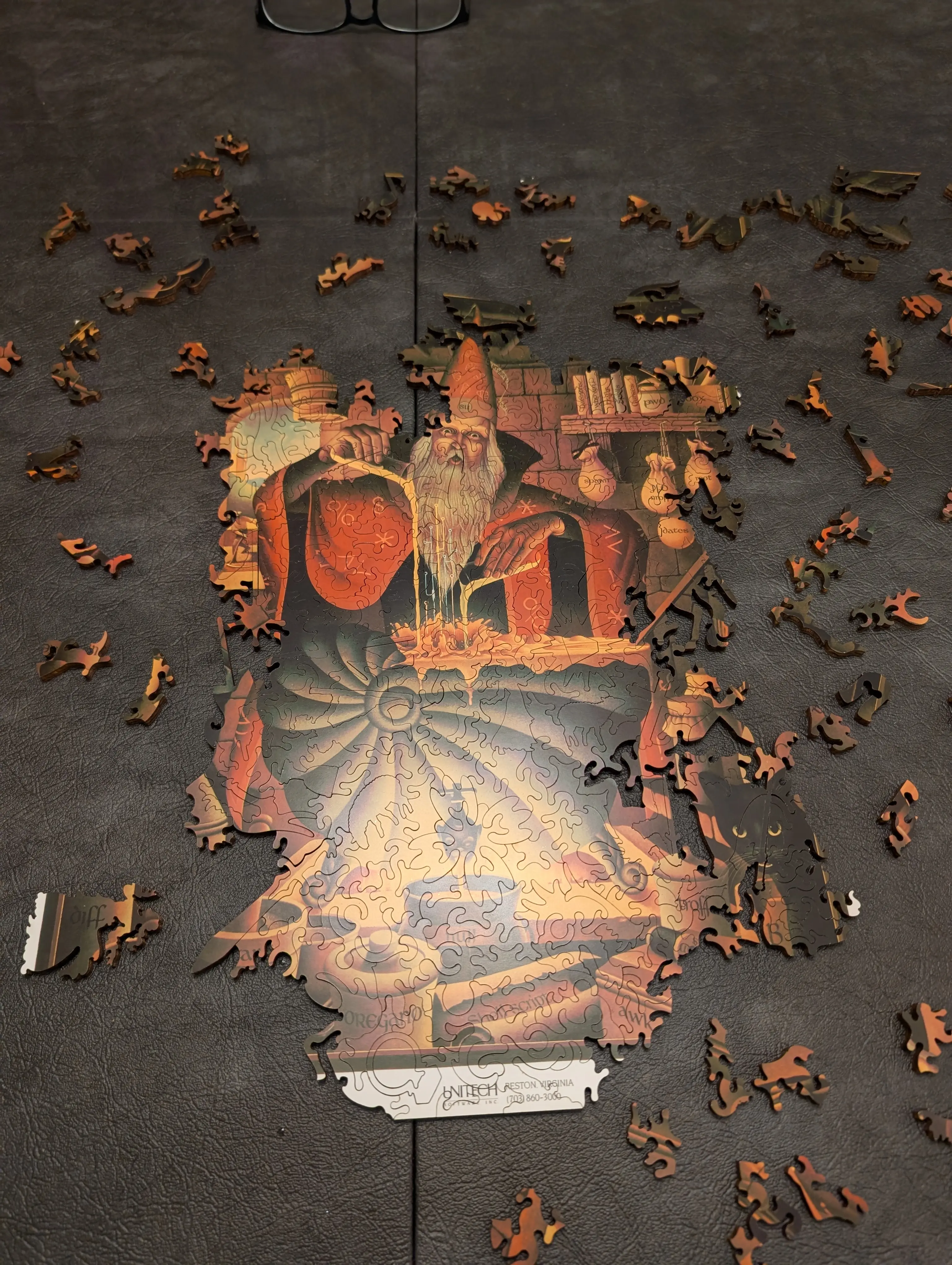 Custom puzzle of the UNIX Magic Poster